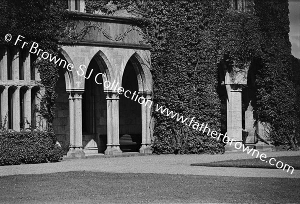 ADARE MANOR  LOGGIA OUTSIDE DINING ROOM